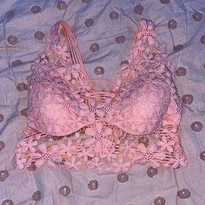 Pink bralette